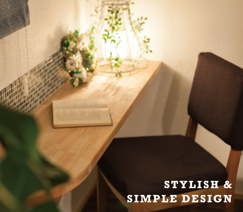 STYLISH & SIMPLE DESIGN