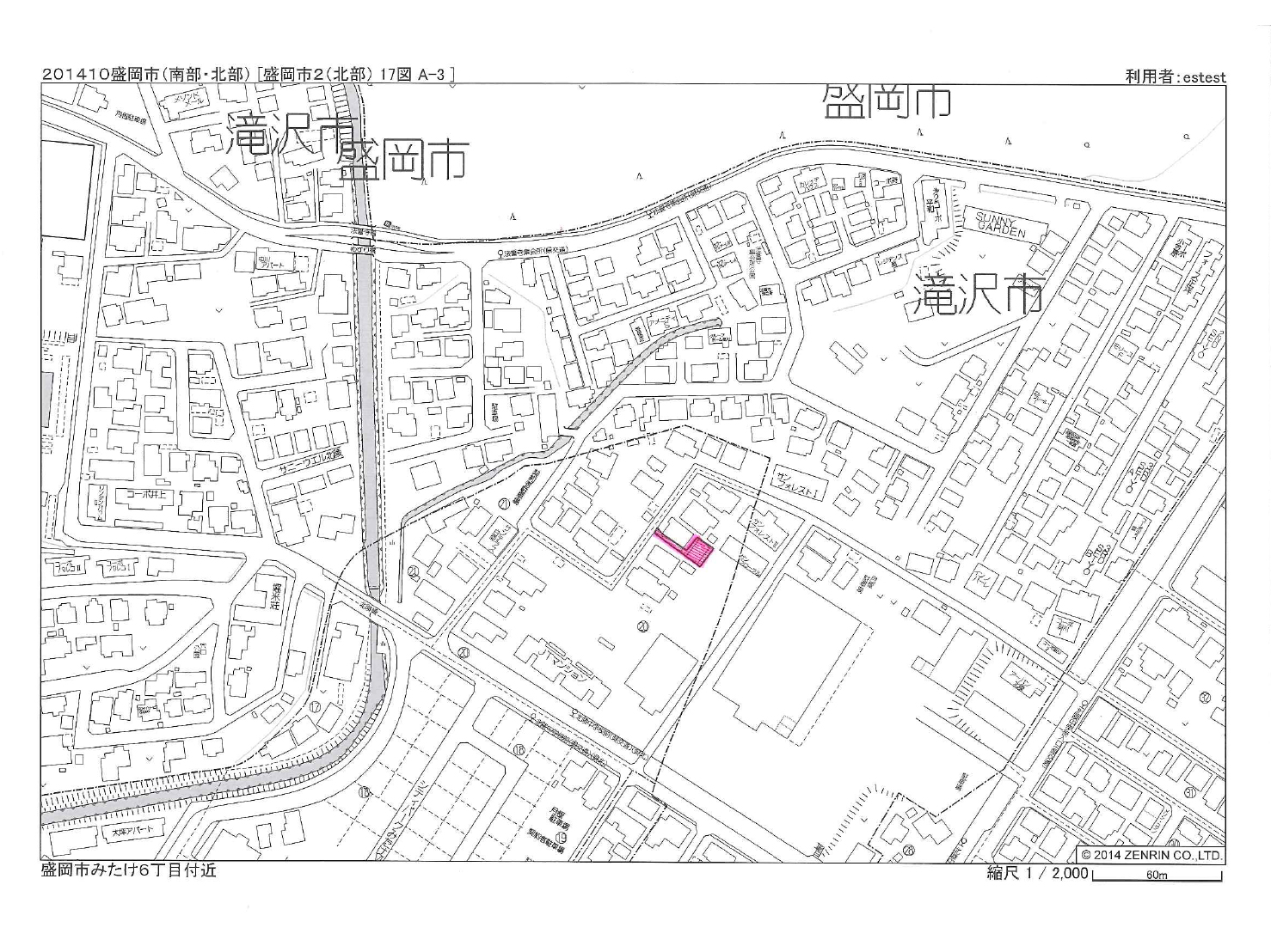 みたけ6白地図