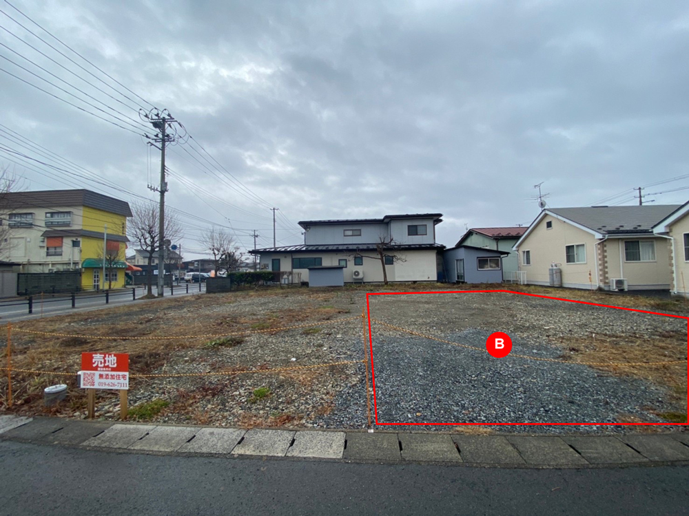 花巻市西大通りB 土地情報