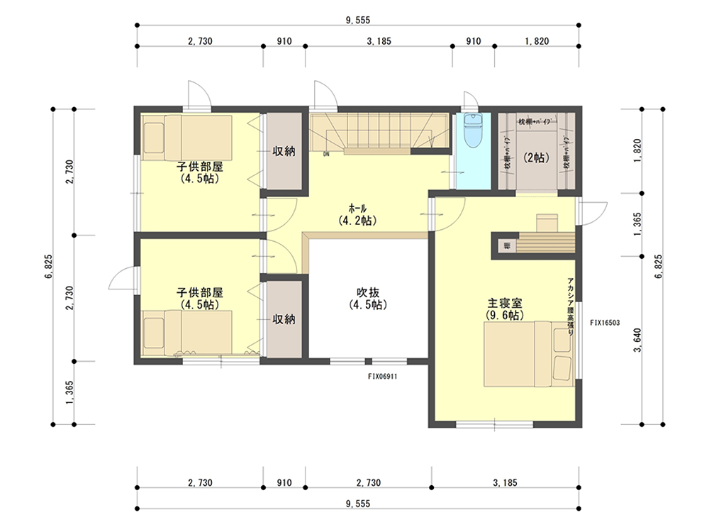 向中野幅間取り2