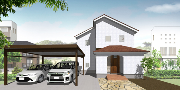 矢巾展示場　外観イメージ